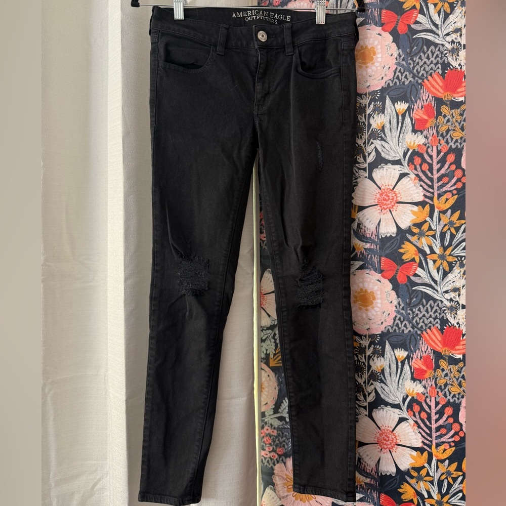 American Eagle Outfitters Women's Black Skinny Jeans
